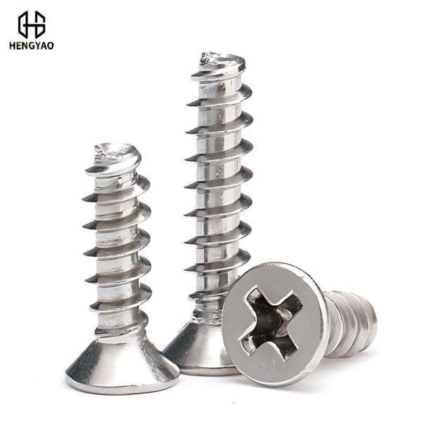Cross Recessed Countersunk Head Self-tapping Screws Nickel Plated Carbon Steel M1 M2 M2.6 M3 M4 Flat Phillips Screw
