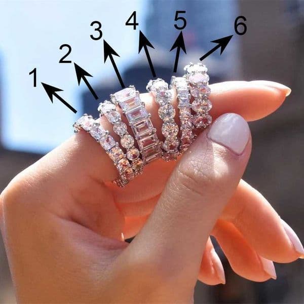 Huitan Gorgeous AAA Cubic Zirconia Promise Rings for Women 6 Styles Available Noble Wedding Jewelry Ring for Girl Nice Gift Ring L260406