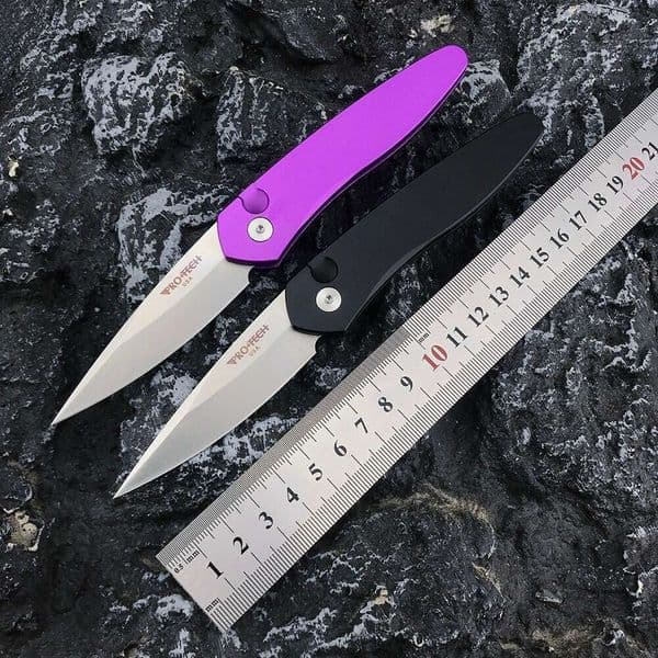 Protech Super Technology -3306.999999999% off Folding for Outdoor Fishing, Multi-color Handle, Portable Camping Pocket Knife thumbnail 2
