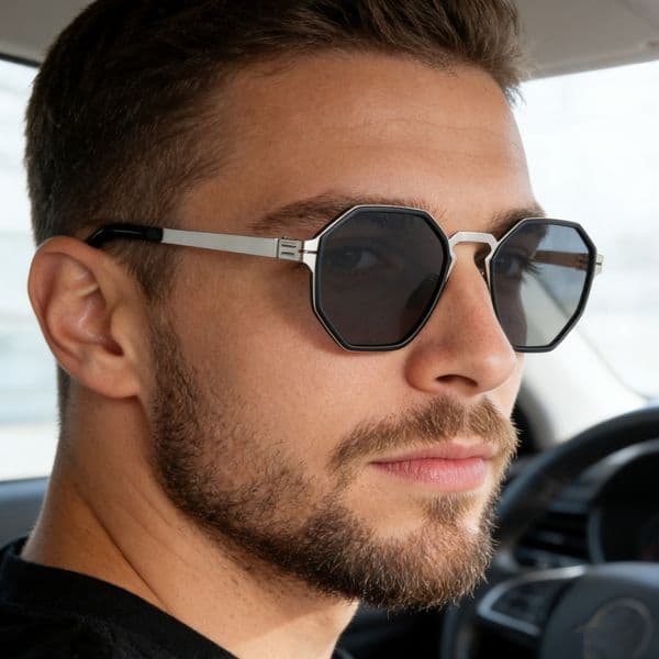2025 New Polarized Men, Style, Special for Fishing and Driving, Screwless Sun Protection Glasses, Trendy Men's Sunglasses