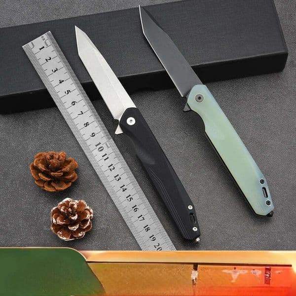 G10 Handle Outdoor High-Hardness Camping Survival Knife, Fishing Tool, Portable Pocket Folding Knife Outdoor Equipment