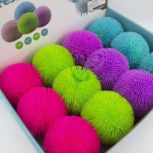 European and American supermarkets' cross-border TPR stress-relief squeeze toy, fine PVA decompression large-sized popular fur ball, exclusively for export c83