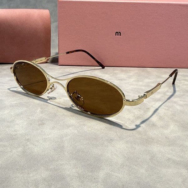Designer sunglasses for women Oval shaped double nose bridge metal frameTravel photography trend Beach shading UV protection polarized glasses