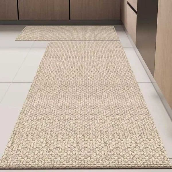 Korean Minimalist Kitchen Floor Mat Anti Slip Oil Resistant Erasable Waterproof Household Mat Bathroom Carpet New Floor RugT2600406