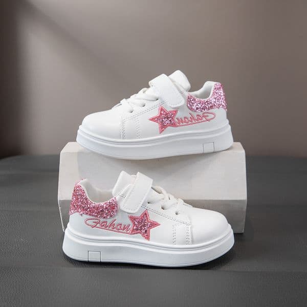 Kids Lightweight Sneakers Classic White Breathable Mesh Soft Sole Non-Slip Sport Shoes For Boys Girls Toddler Little Kid Walking Free shipping
