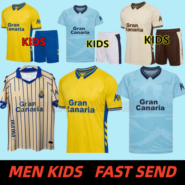 26 27 UD Las Palmas Soccer jersey HERRERA SANDRO Vieira Jesus Mesa Palmass 2026 home and away jersey Men Kids kits football shirt