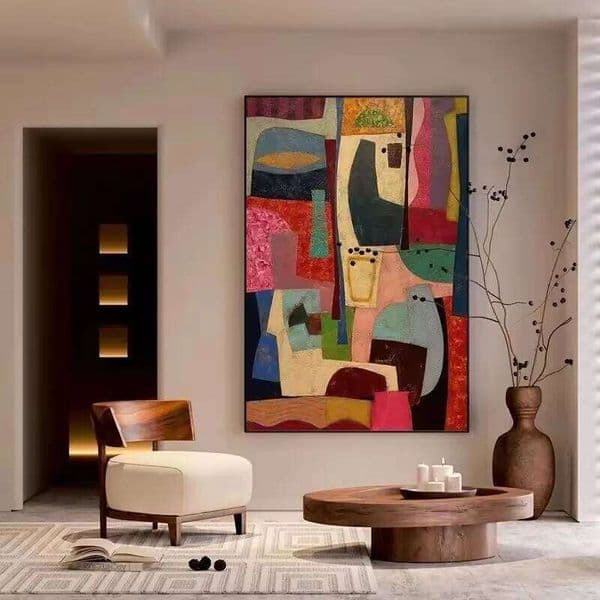 Picasso Style Poster Prints Colorful Geometric Abstraction Canvas Painting Wall Art Picture for Living Room Home Decor Cuadros 26L0406