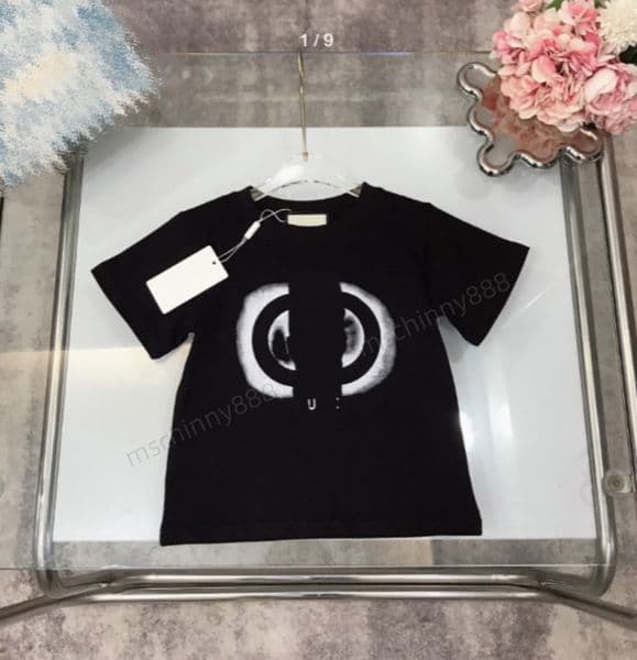 Summer Kids Designer Short Sleeve T-Shirt Clothes Toddler Girls Cotton Tee Round Neck Boys T-Shirts Luxury Children Clothing L260514MB78