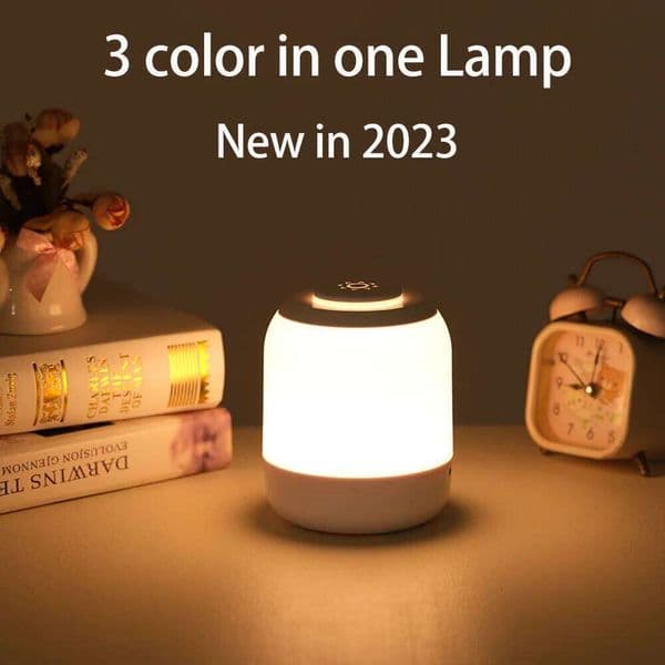 LED Night Table Bedside Bedroom with Touch Sensor Portable Desk Lamp Light for Kids Gifts led 26W0406