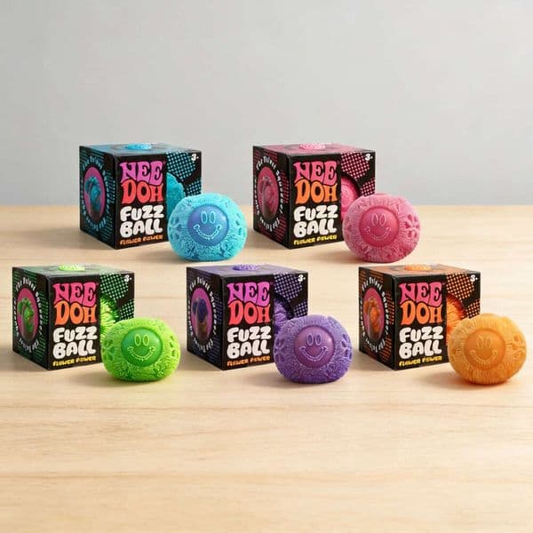 Floral Plush Series: Creative, Cute, Soothing, Soft, Non-Sticky, Portable Office Squeezable Toy Ball 1df