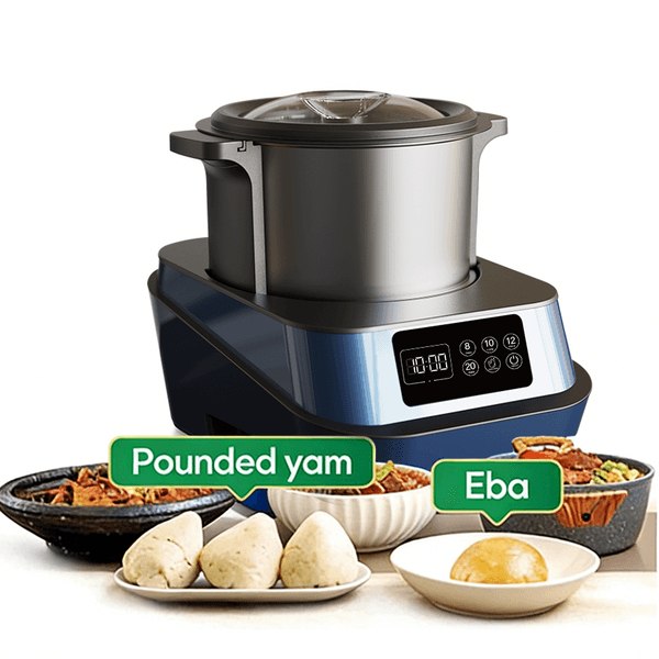 Newest Electric Swallow Maker Fufu Machine Cooking Stirring 6L 1000W Touch Screen Fufu Yam Pounder Home Kitchens & Restaurant