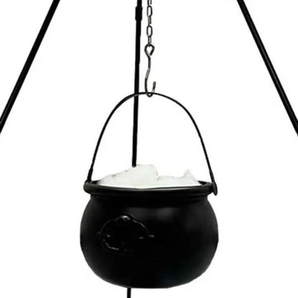 Designer Witch Large gift set Witches Cauldron On Tripod With Lights Outdoor Spooky Candy Bucket For Halloween Party Decoration Decoration 6