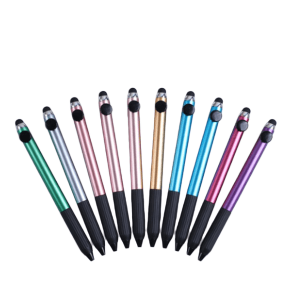 Multi-functional touch screen pen spray paint advertising pen office click ballpoint pen bullet tip 1.0 touch pen