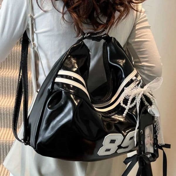 2025 New Trendy Summer Fashion Multifunctional Backpack for Travel School Bag American Style Letter Print Womens Backpack Q260407