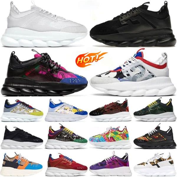 With Box designer versaze casual shoes mens sneakers womens trainers platform Black White versaze sports shoes