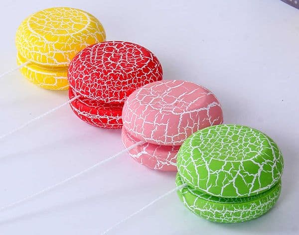 New Wooden Crackle Yo-Yo for Elementary School Students Finger Spinning Educational Creative Sports Yo-Yo Wooden Yo-Yo S260406