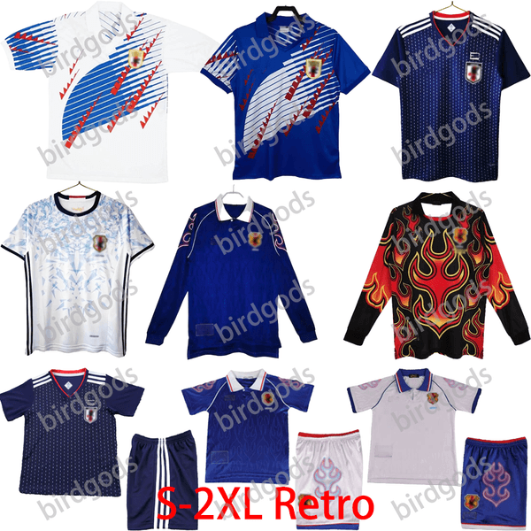 retrio world cup soccer jerseys shirts 98 06 national team OKANO SOMA NAKATA OGURO NAKAMURA KAWAGUCHI 1998 1999 retro football Mes Home Away Long Sleeves Kids uniform