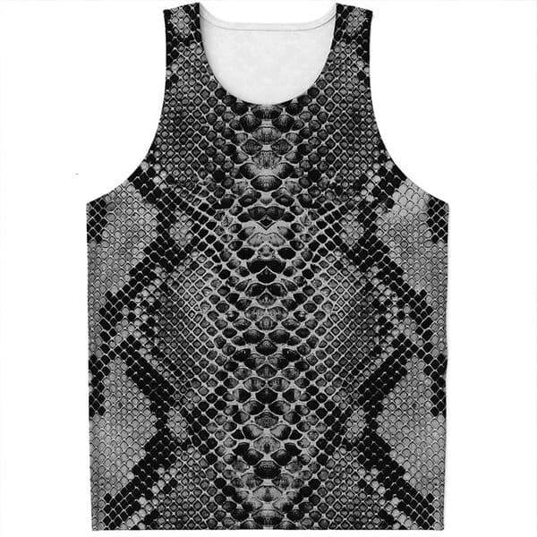 Personality Snake Skin Graphic Tank Tops Men Women Sleeveless Beach Vest 3D Printed Tee Shirt Oversized Summer Streetwear 260325