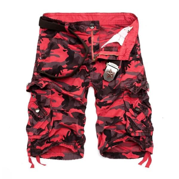 US Size 2025 Camouflage Loose Cargo Shorts Men Cool Summer Military Camo Short Pants Homme Cargo Shorts 260407BJ
