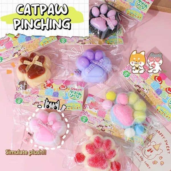 Funny Cat Paw Sticky Cute Squeeze Cat Paw Toys Soft Abreact Relief Relax Sticky Toys Gift Decompressing Toy H260407