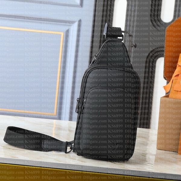 Designer Bag Top Quality Genuine Leather Avenue Sling Bag Waist Bags Mens Designer Shoulder Bags Mans Crossbody Bag Wallet Hobos Messenger Bag Bumbag Fanny Pack Bag