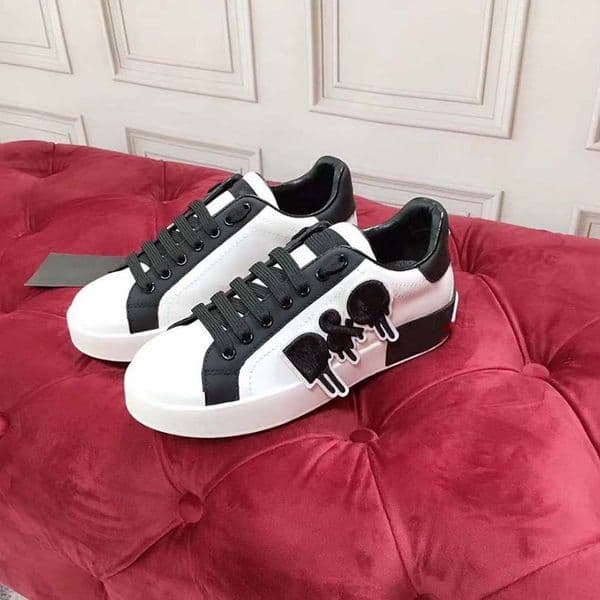 2026THE Fashion Women Shoes Men's Leather Lace Up Platform Oversized Sole Sneakers White Black Casual hcytr00003