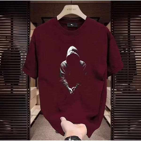 T Shirt Tops Summer Cool Simple Trendy Brand Ins Fashion Half Cut New Men's Clothing Short Sleeve T-Shirt Men Men's Clothing