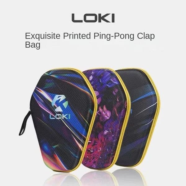 LOKI Table Tennis Racket Cover Sports Specific Bag Hard Shell Storage Gourd Shaped Protective 260407