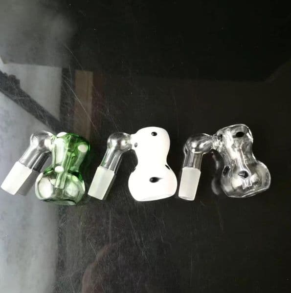 Smoking Pipes Aeecssories Glass Hookahs Bongs Colorful point gourd external adapter (1)