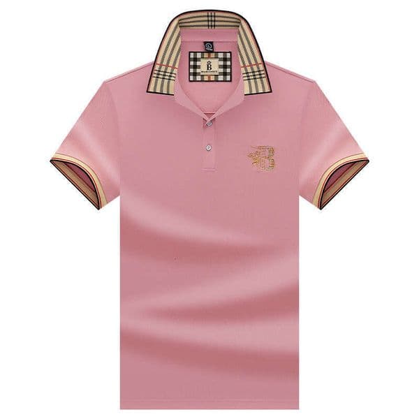 2026 Men Colour Paul Genuine Men's Summer Turn-Down Collar Dad Clothes Loose Casual Ice Silk Polo Shirt For Men