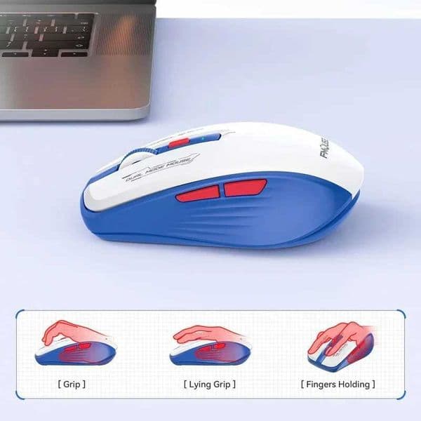 24G Dual Mode Wireless Bluetooth Mouse 1600 DPI Adjustable Silent Mouse Portable Tablet Notebook Office Mouse For PC Laptop S2647