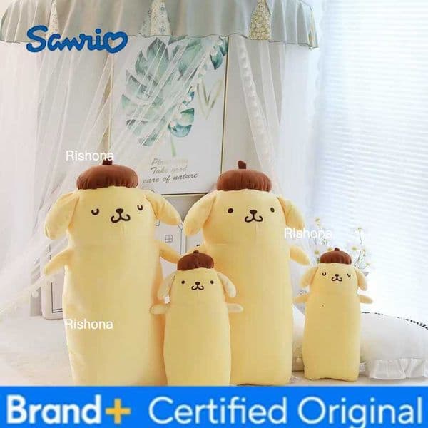 Sanrio 65cm Pom Puirn Long Body Plush Toys Kawaii Series Image Stuffed Dolls Lovely Room Decor Bedside Cushion Sofa Pillow H260408