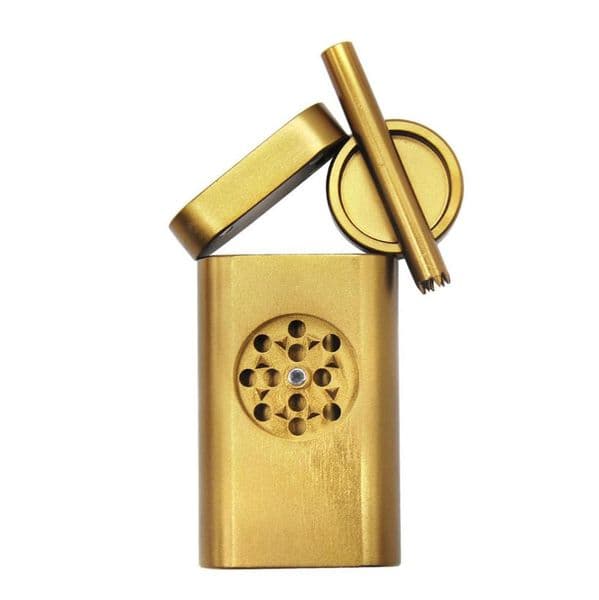 Smoking Pipes Aluminum alloy material grinder set, storage, smoking accessories