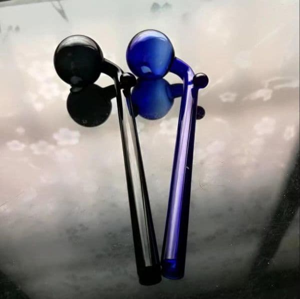 Glass Pipes Smoking Hand-blown Beautifully Handcrafted Smoking Pipe Colorful extended curved pot
