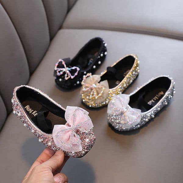 2026 Summer New Style Ladylike Girls Princess Baby Girls Princess Single Shoes Leather Shoes Dance Performance Shoes Learning Q260408