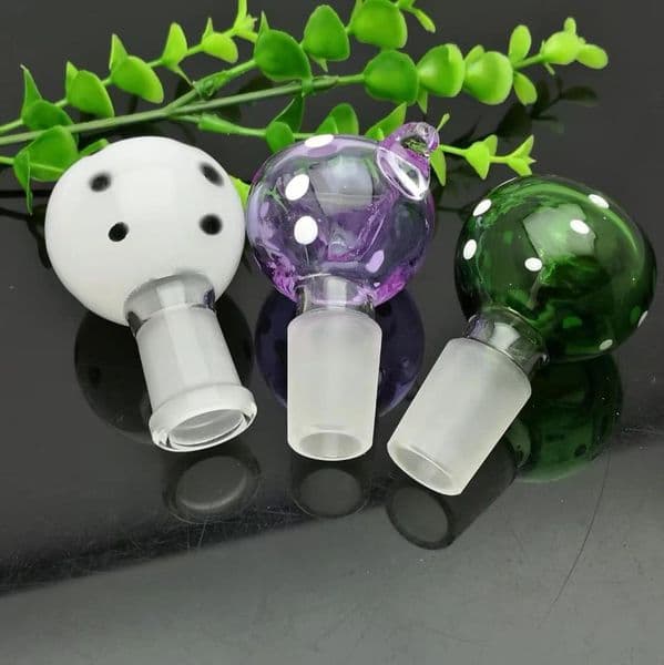 Smoking Pipes Aeecssories Glass Hookahs Bongs Colorful Dot Hook Glass Bubble Head