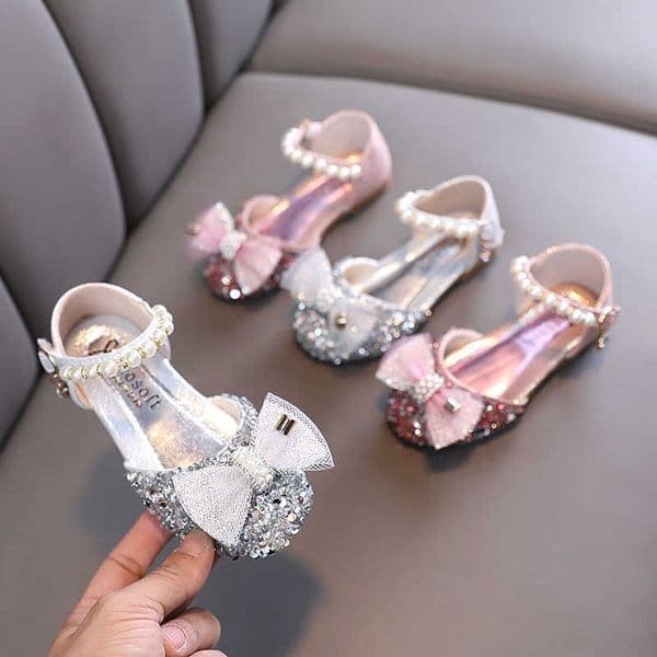 2026 Summer New Girls Princess Lace Shoes for Young Middle and Older Children Dance Shoes Performance Shoes Q260408