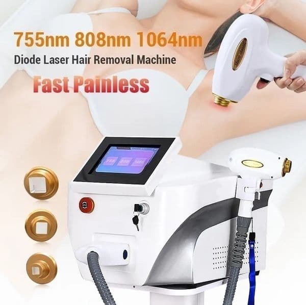 permanent 808nm diode laser painless all body ice cooling hair removal epilator hair removal machine
