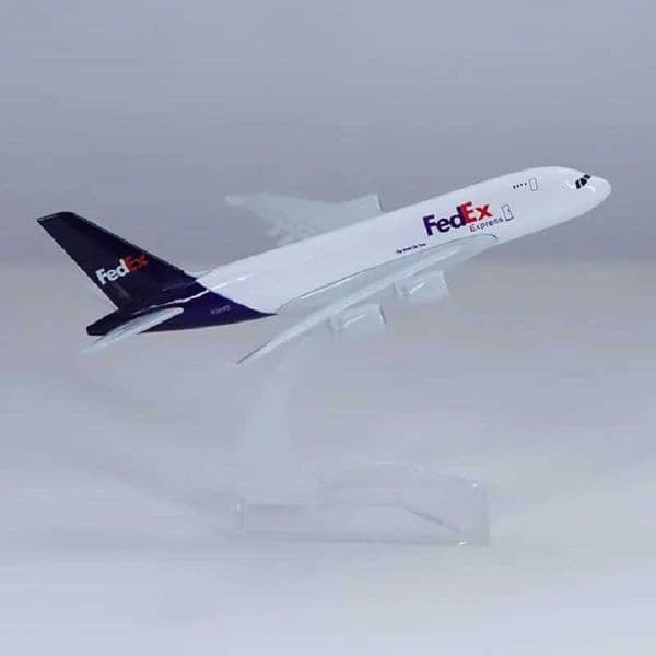 A380 Aircraft Model Planel Airplane Fedex Airlines 16cm 1/400 Scale Planes Diecast Metal Toys Plane Model Children DisplayL260408
