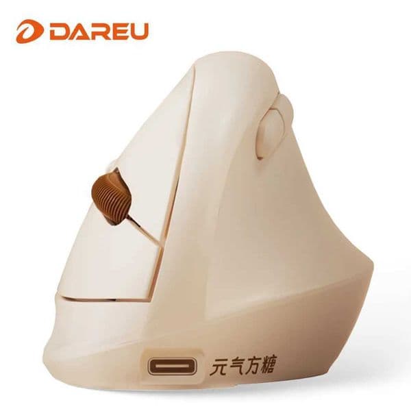 DAREU Mini Ergonomic Vertical Mouse 24G USB Bluetooth Wireless Optical Mice 3 Adjustable DPI 100016002400 for Small Hands S2647