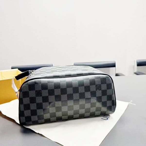 Classic Luxury Designer Bags Double Zipper Men Women Travelling Toilet Bag Wash Large Capacity Cosmetic louisities vittuon Toiletry Pouch Makeup HandBags