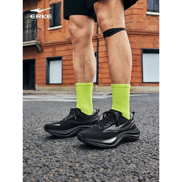 Ddmysports Hongxing Erke Sports Lanyue Running Thick Soled Cushioned Jogging Shoes Lightweight Mesh Men S For Autumn Outdoor