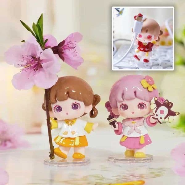 new Yooie mini Blind Box Figures Four Seasons Series Cute Collectible Trendy Desktop Decor Dolls ornament girl gift genuineT260408