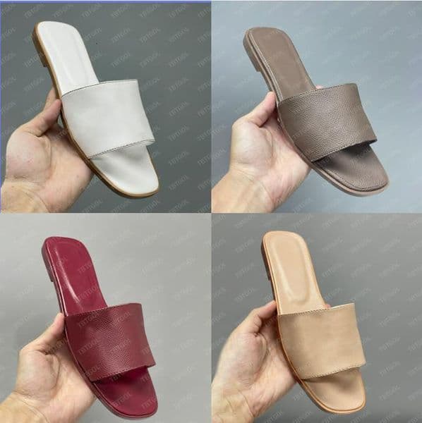 Fashion New Style Slippers Rubber Sole Summer Beach Slides Mykonos Ladies TPU Slippers Vacation Shoes Flip Flops House Sandal 1061