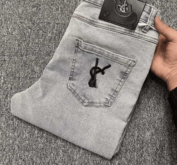 designer jeans mens slim jeans Mens Stret Skinny Fashion Jeans Luxury Pants stked jeans men trousers Men and women casual denim pant Z260623