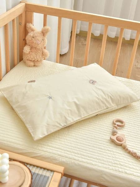 born Baby Pure Cotton Pillow Kindergarten Childrens Nap Breathable Buckwheat Removable Pillowcase 260407