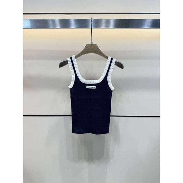 Women Tank Top Letter Slim T Shirts Vest Womens Tees Spring Summer Knits Tops Women Fashion Clothing Fashionable High Quality High Quality Shirt