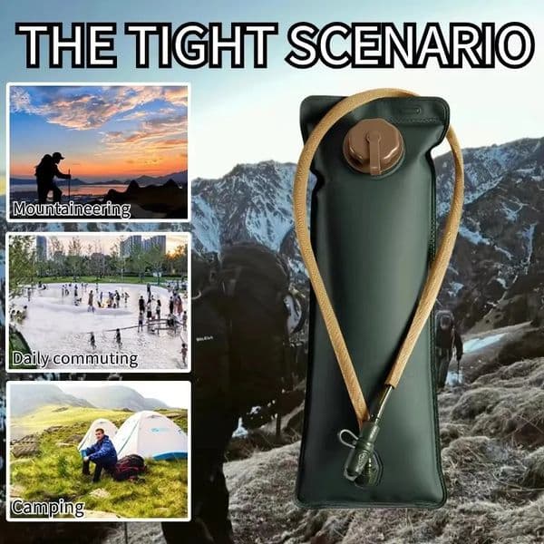2L 25L 3L Water Bladder Reservoir Hydration Pack Storage Bag Free Folding Camping Running Vest Backpack 260408