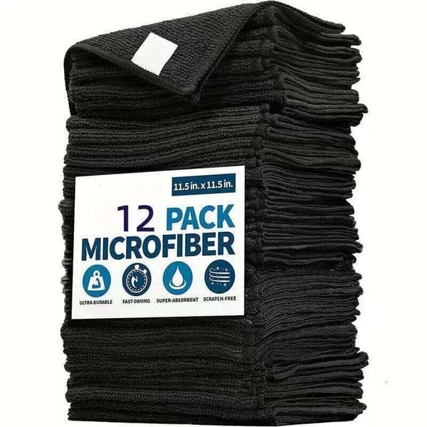 10/5/3/1pcs Thicken Microfiber Car Cleaning Towels Soft Quick Drying Windows Mirrors Wiping Rags Home Double Layer Clean Cloths 26Y0409