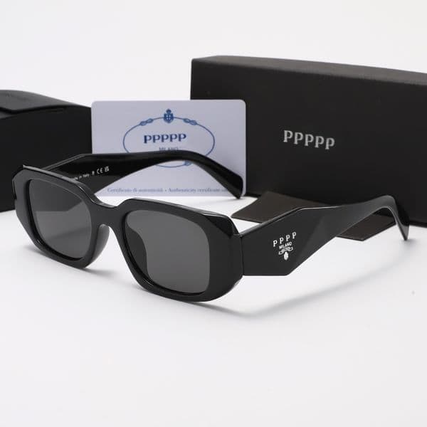 Luxury Designer Sunglasses Triangular Frame UV400 Protection Vintage Retro Eyewear for Men Women with Box box